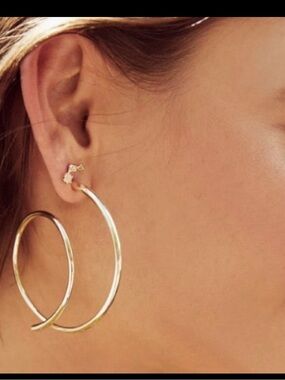 Kendra Scott Gold Myles Hoop Earrings